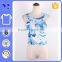 300 MOQ cooling sky blue rose printing woman work vest