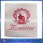customized beatiful hot customized woven clothing adhesive printed label