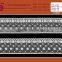 Tricot embroidered narrow thailand lace fabrics trim for garments