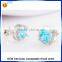 Factory Top Sale 925 sterling silver AAA zircon earrings with stud