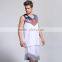 latest basketball jersey design, custom basketball singlets/sleeveless