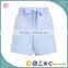 Wholesale women clothes summer casual belted cotton chambray shorts