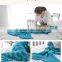 Customized High quality ladies striped hollow mermaid tail blankets