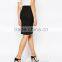 Fashion Ladies Office Uniform Design Tie Waist Pencil Skirt