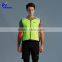 cycling running safety reflective warning vest sleeveless jackets for men