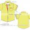 fashion designer bright colored short sleeve custom kids shirt