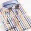 European stylish 100% cotton check new model latest shirt designs for men 2016