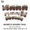 FUNNY MAGNETIC WOODEN TRAIN TOY FOR KIDS