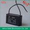 plastic can square CBB61 capacitor Ceiling fan capacitor