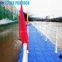 Floating plastic pontoon floating dock