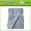 Chevron Silver Gray Faux Fur Throw Blanket