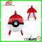 vaccum packing pokemon shoolbag plush pokeball backpack for kids