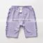 Unisex Baby Loose Lace Pull On Five Point Cotton Shorts