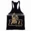 Screen printed mens stringer vest,stringers,