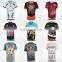 Branded apparel lots custom logo t shirt/ mens white t shirt