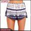 New Style Custom Any Size Summer Beach Women Mix Color Shorts Printed Casual Short Lady Pants