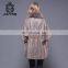 Fashion Lamb Skin Fur Coats Double Face Sheepskin Fur Jacket for women