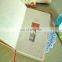 Professional perfect binding hardcover kraft paper notebook with ribbon for office/school use