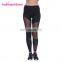 Women Fitness Sportswear Gym Wear Unique Solid Black Running High Waist Yoga Pants