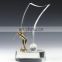 Magnificent gifts crystal tennis ball trophy