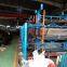 Adjustable cantilever racking storage tube comparison before and after use