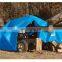 pe tarpaulin, tent material ,waterproof outdoor plastic cover , blue poly tarp ,hdpe fabric