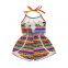 Girl Lace Romper Mexican Serape Clothing Jumpsuit