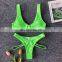 2019 New Summer Women Solid Bikini Set Push-up Padded Bra Swimsuit Swimwear Triangle Bather Suit Swimming Suit biquini