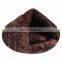HQP-JJ42 HongQiang Pyramid cat shelter semi-enclosed cat shelter short plush fall and winter shelter small dog