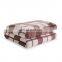Wholesale Luxury Thick Double Layer Bonded Custom Printed Sherpa Blanket with Flannel Lined