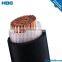 wire steel strand 25 sq mm waterproof outdoor electric wire vlv22 cable