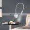 3W Pure White LED Light Picture Lamp Fixture Flexible Pipe with Button Plug-in White finish