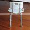 aluminum HDPE round compact adjustable high quality plastic handicapped white bathroom bath seat shower stool
