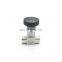 Sunthai 1/2" bsp needle valve Sanitary PN64 SS304  Mini hydraulic NPT needle valve