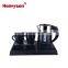 Honeyson 0.6L welcome tray set double wall hotel electric kettle 304SS