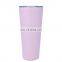 20oz custom wine tumbler customized color straight shape stainless steel mug double wall sport tumbler