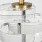 Exclusive Luxury Geometrical 4 Layer Clear Crystal Table Lamp For Five Star Hotel