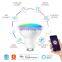 GU10 cup LED spotlight five way RGBCW plastic clad aluminum WiFi smart bulb