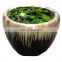 Popular glazed garden decor ceramic porcelain fish tank plant pot