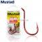 Mustad 92554 High Top single hook Sea Hook Avoid Corrosion