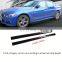 Factory Supply Discount Price Gloss Black+Red Side Skirts Side Splitter For benz bmw audi