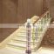 Modern Design Low cost marble tread aluminium stainless steel balustrade helical staircase marble for building projects