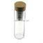 Double Wall Borosilicate Glass Tea Infuser Water Bottle with Bamboo Lid