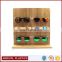 Eyeglasses display stand, bamboo natural eyeglasses display rack