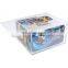 Custom Clear Acrylic Toy Booster Box Pokemon Cards Box Display Case Magnet Box