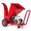 Small mobile gasoline diesel electric branch straw crusher orchard landscaping processing branch crusher