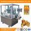 Auto plastic bottle or glass jar honey packing machine automatic dates syrup filling sealing machinery cheap price for sale
