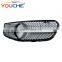 Diamond Radiator Style Front Grille Grill for Mercedes Benz GLC Class W253 X253 2016-2019