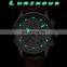 Lige 9866 Sport Quartz Watches for Men Water Proof Luminous Leather Band Reloj Men Wristwatch Luxury Watch in Strap For Man