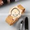 GOHUOS 17090 Minimalist Unisex Ladies Men Quartz Analog Leather Strap Low Price Ultra-thin Watches